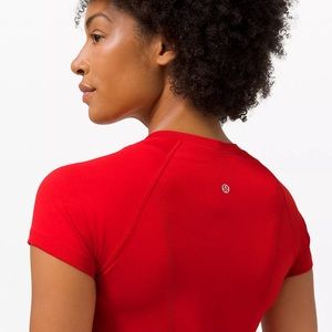 Lululemon Swifty Tech shirt red 6